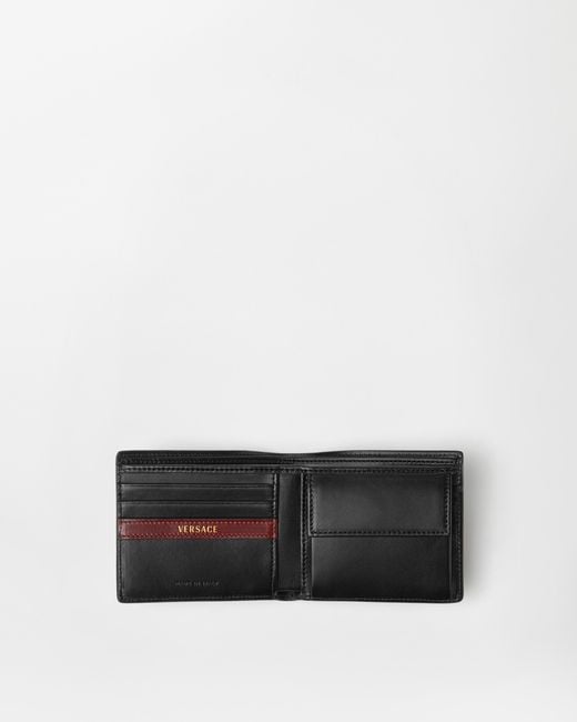 Versace White Roomy Leather Wallet for men