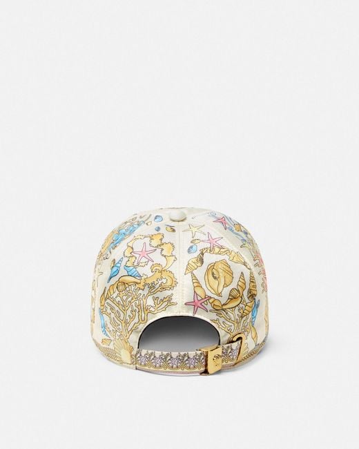 Gorra De Béisbol Underwater Barocco Versace de color White