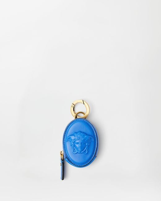 Versace Blue Lou Nappa Coin Purse