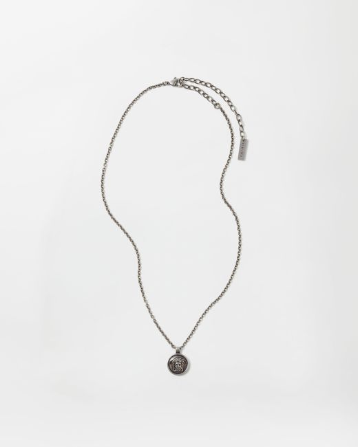 Versace White Medusa Necklace