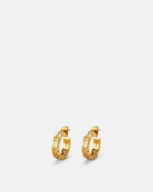 Versace Metallic Greca Ohrringe