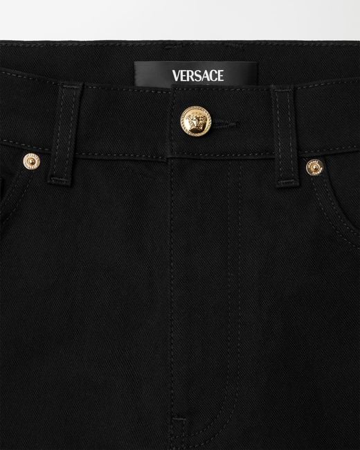Versace Black Jean Slim for men