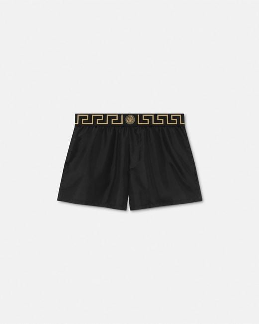 Versace Black Swim Shorts for men