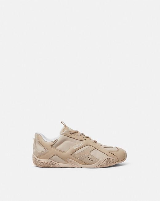 Versace White Galaxia Sneakers