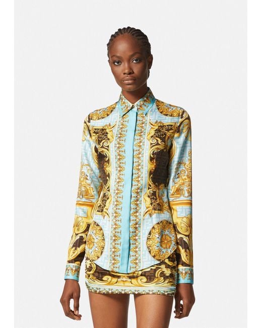 Versace silk shirt clearance dress