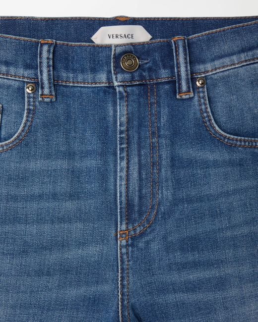 Vaqueros Ajustados Versace de hombre de color Blue