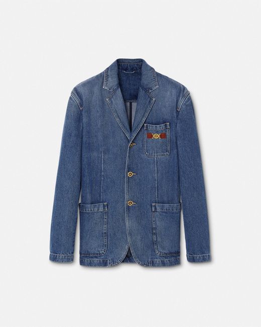 Giacca di Versace in Blue da Uomo