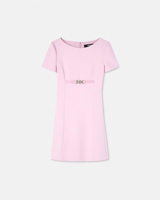 Versace Pink Medusa '95 Short-sleeved Mini Dress