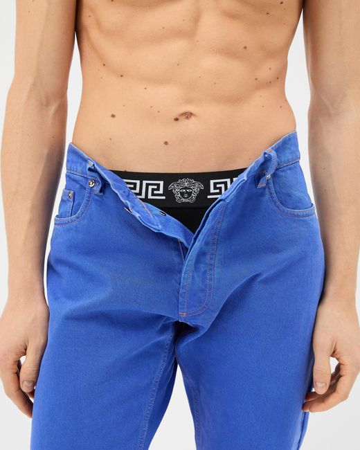 Versace Black Cotton-Jersey Briefs for men