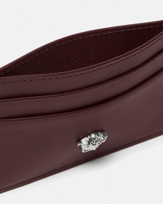 Versace Purple La Medusa Cardholder for men