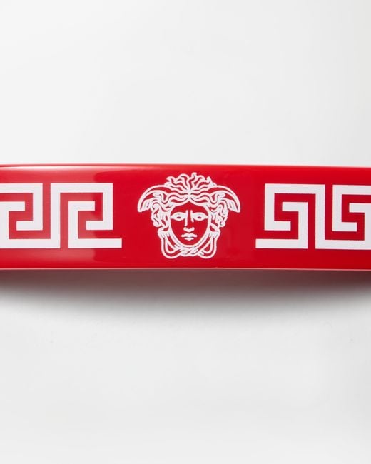 Versace White Plex Hair Clip
