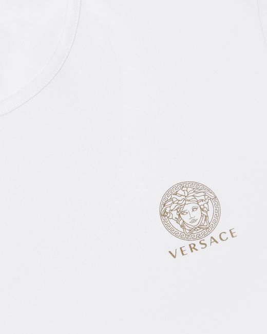Versace White Medusa Undershirt for men