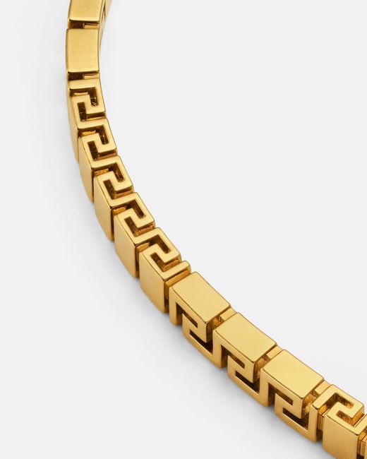 Greca Choker di Versace in Natural