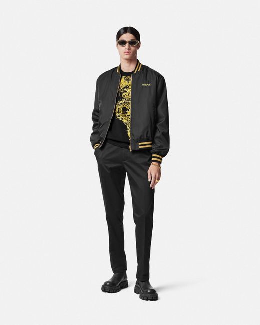 Versace Green Year Of The Dragon Sweater for men