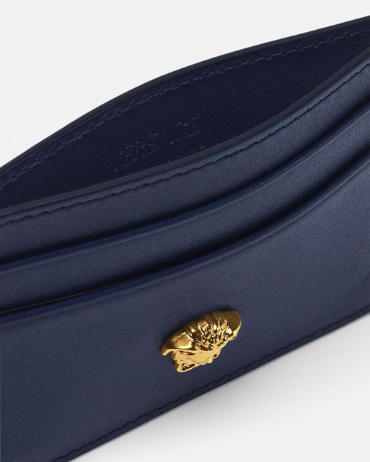 Porte-Cartes La Medusa Versace pour homme en coloris Blue