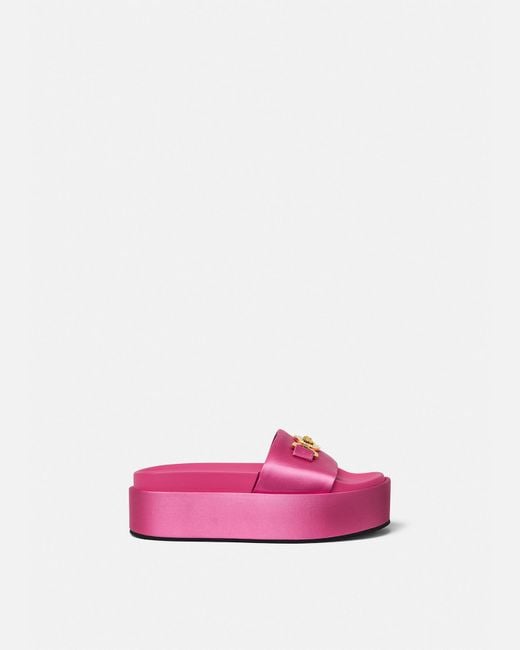 Versace Pink Medusa '95 Platform Sandals