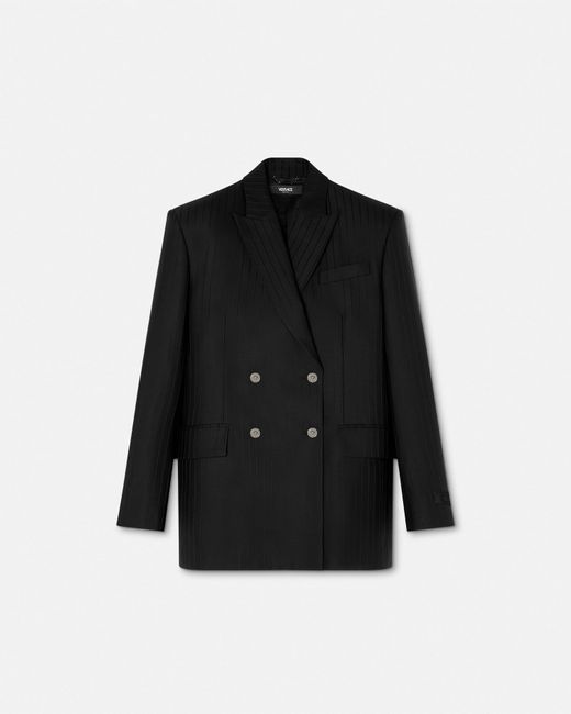 Blazer Doppiopetto di Versace in Black