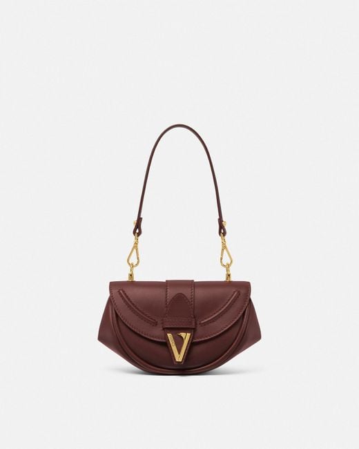 Borsa A Spalla Piccola Virtus di Versace in White