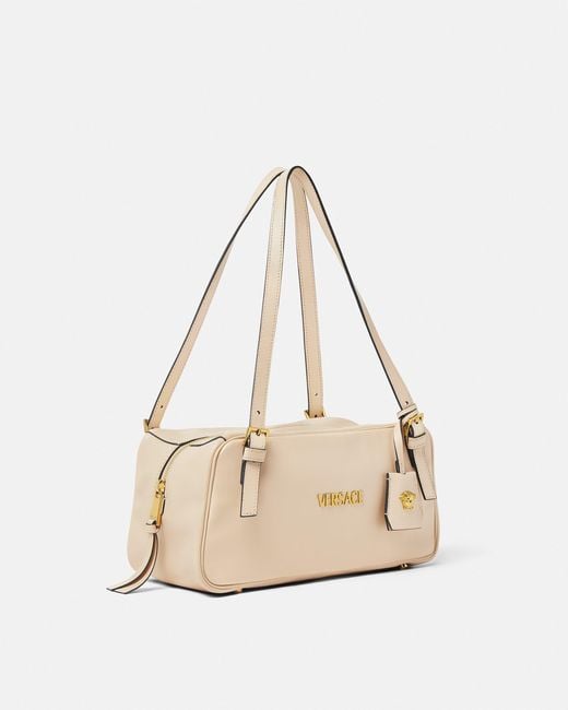 Versace Natural Tag Large Nappa Bowling Bag