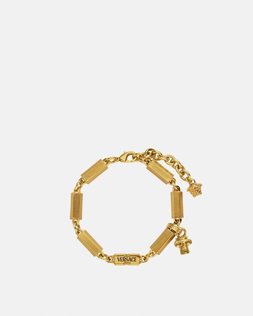 Versace Metallic Column Bracelet for men