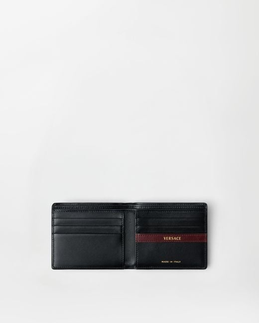 Versace White Roomy Leather Wallet for men