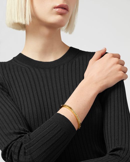 Greca Bracelet Jonc Versace en coloris Natural
