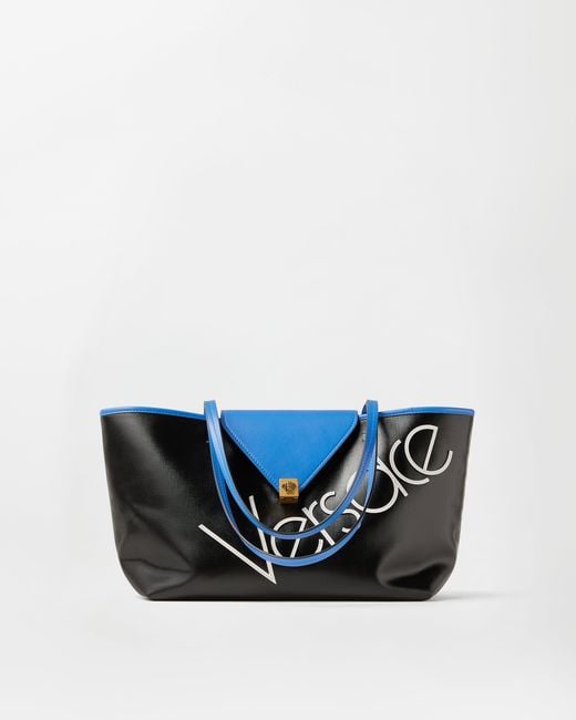 Severine Shopper Piccola di Versace in Blue