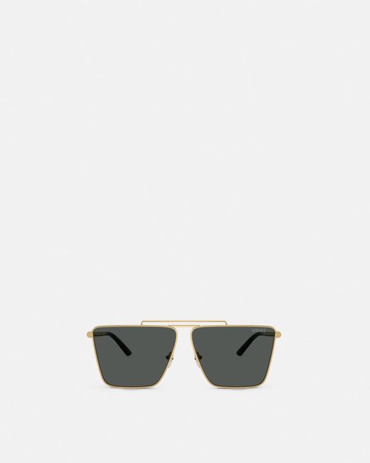 Versace Multicolor Tubular Greca Sunglasses for men