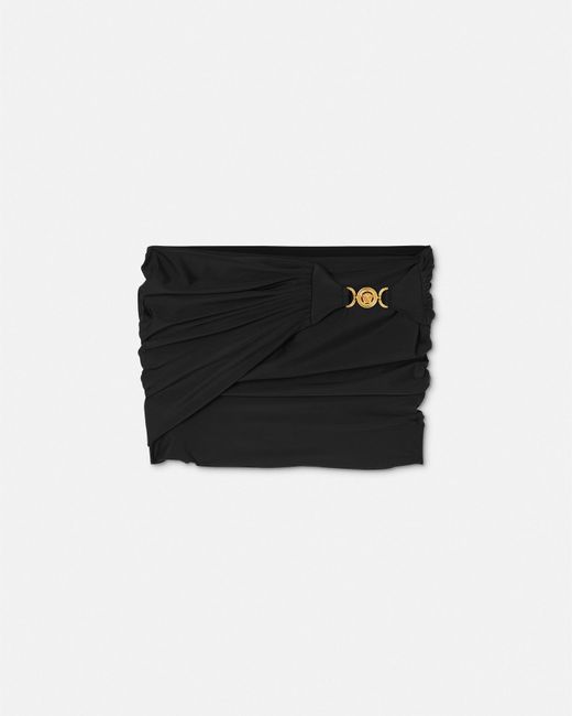 Versace Black Medusa '95 Skirt Cover-up
