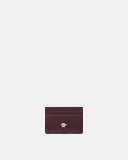 Versace Purple La Medusa Cardholder for men