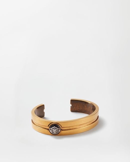Sigillo Bracciale Rigido di Versace in Metallic da Uomo
