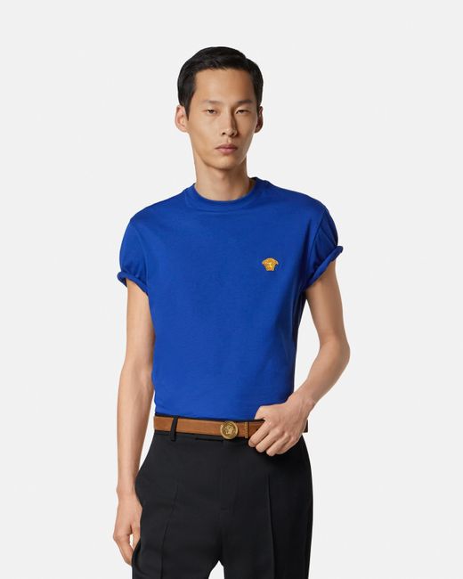 T-Shirt Medusa Versace pour homme en coloris Blue