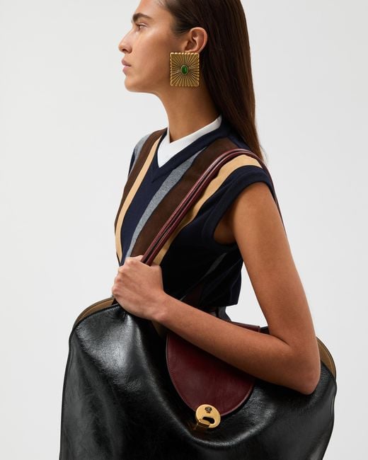 Versace Metallic Circe Earrings