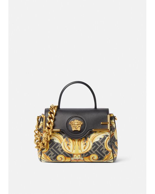 Versace Leather Fendace La Medusa Medium Handbag | Lyst
