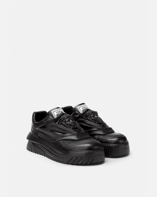 Versace Black Odissea Sneakers for men