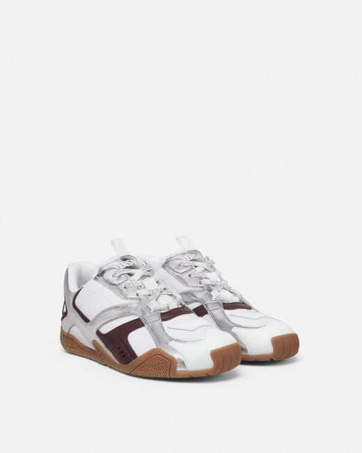 Versace White Galaxia Sneakers