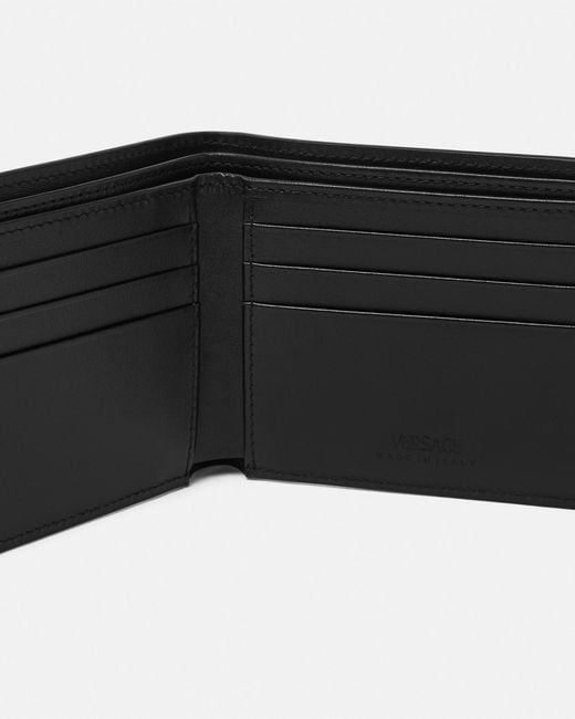 Versace White Portefeuille À Deux Volets Medusa Biggie for men
