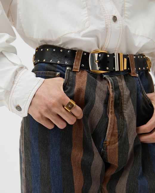 Versace Aura-Ring in Metallic für Herren