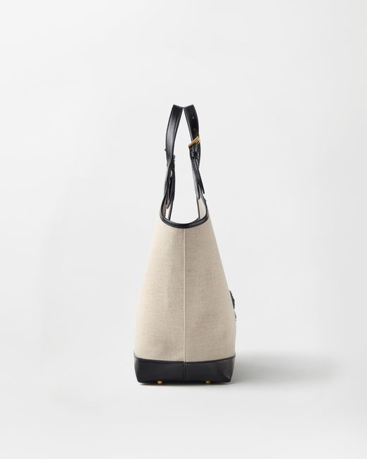 Versace Natural Rivière Large Canvas Tote