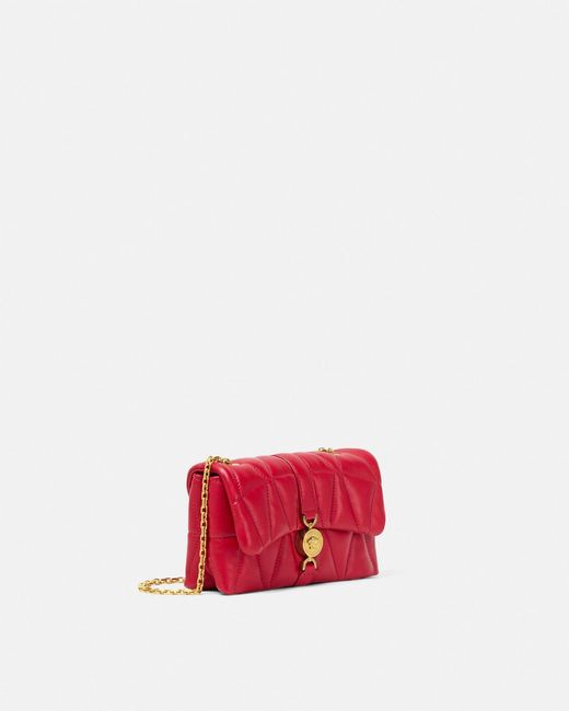 Versace Red Mini Sac Matelassé Kleio