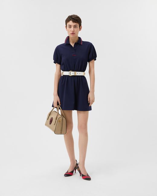 Miniabito Polo di Versace in Blue