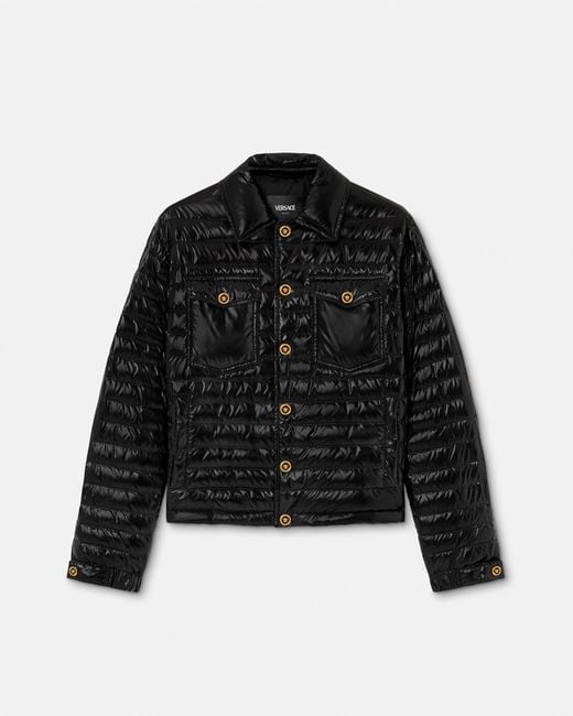 Versace Black Light Padded Jacket for men
