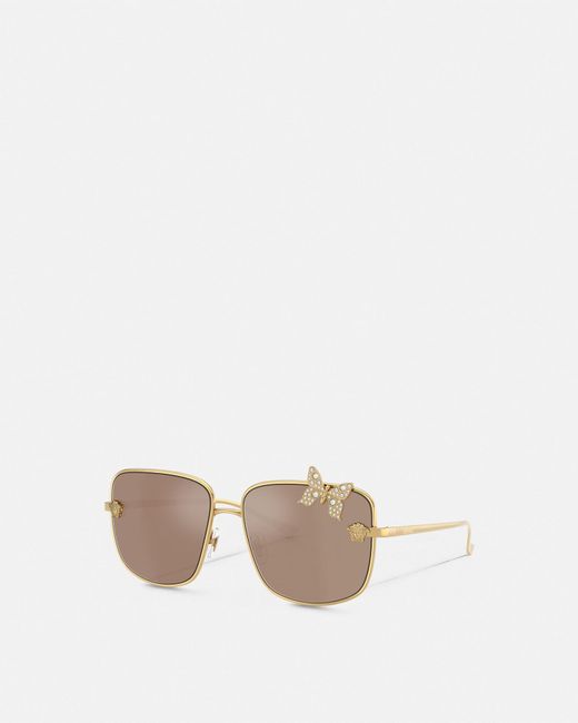 Occhiali Da Sole Medusa Butterfly di Versace in Natural