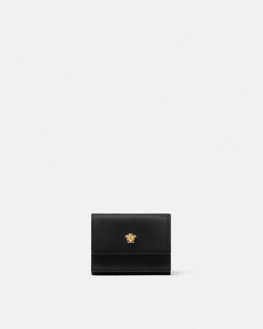 Versace White La Medusa Leather Wallet for men