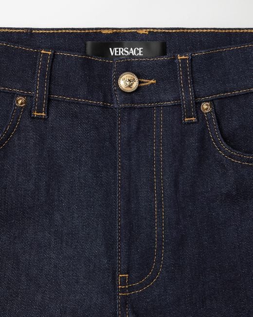 Vaqueros Ajustados Versace de hombre de color Blue