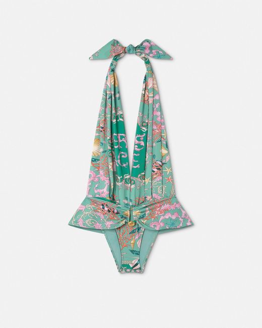 Maillot De Bain Underwater Barocco Versace en coloris Blue
