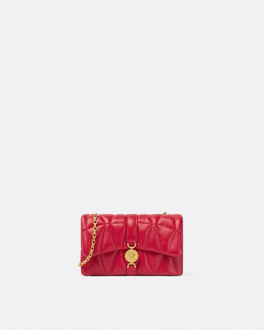 Versace Red Mini Sac Matelassé Kleio
