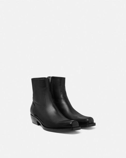 Versace Black Luciano Boots for men