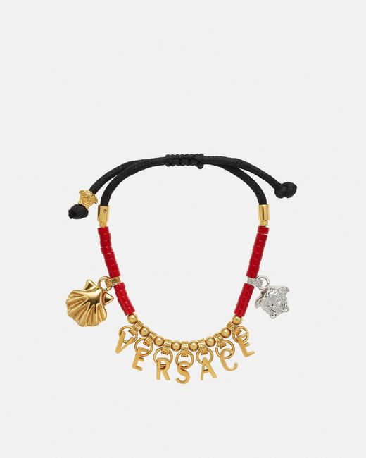 Pulsera Con Cuentas Icons De La Mer Versace de color Blue