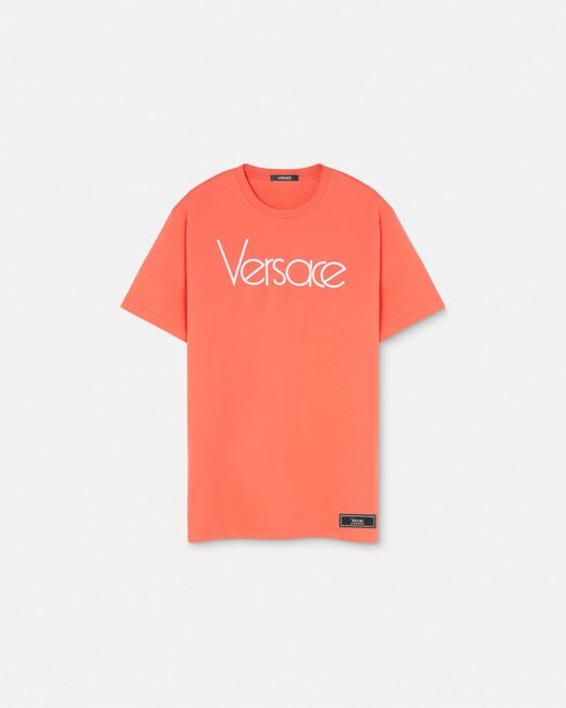 Versace Pink 1978 Re-edition Logo T-shirt